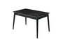 Hanah Home Lotus - 1121 Mesa de comedor extensible Antracita